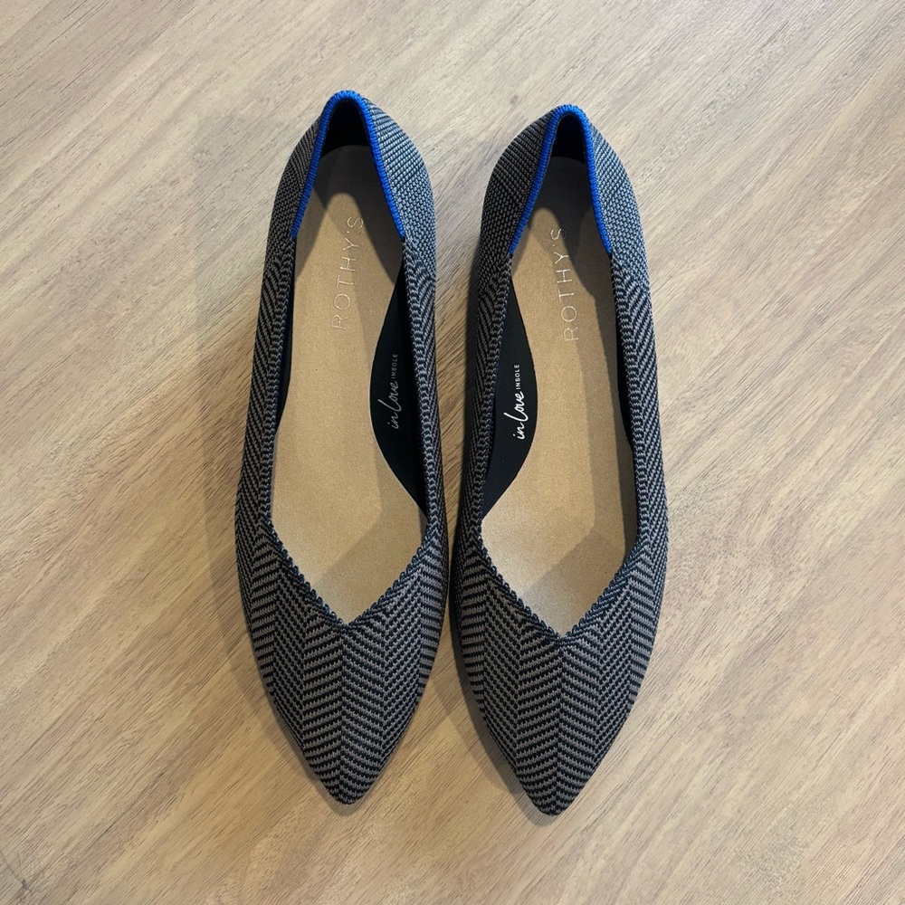 Rothy’s The High Point Flat - Sparrow Herringbone